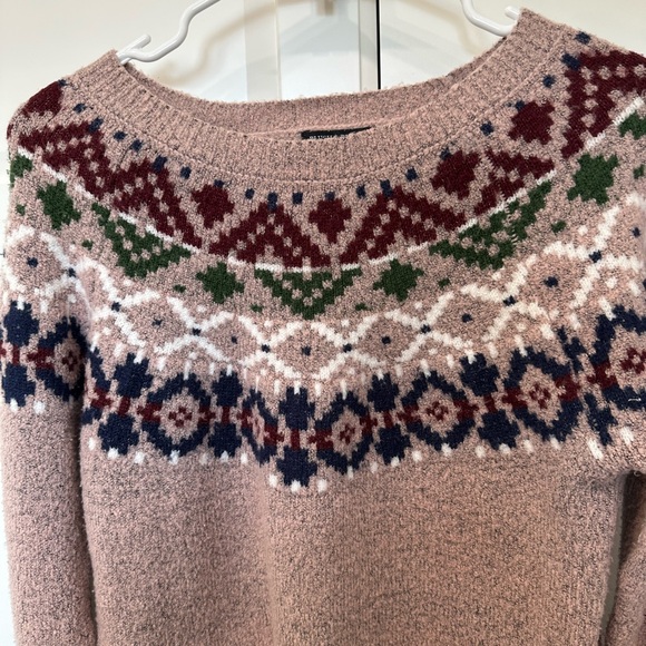 Blush & Bloom Cozy Multicolor Patterned Women's Sweater,small - Picture 8 of 8